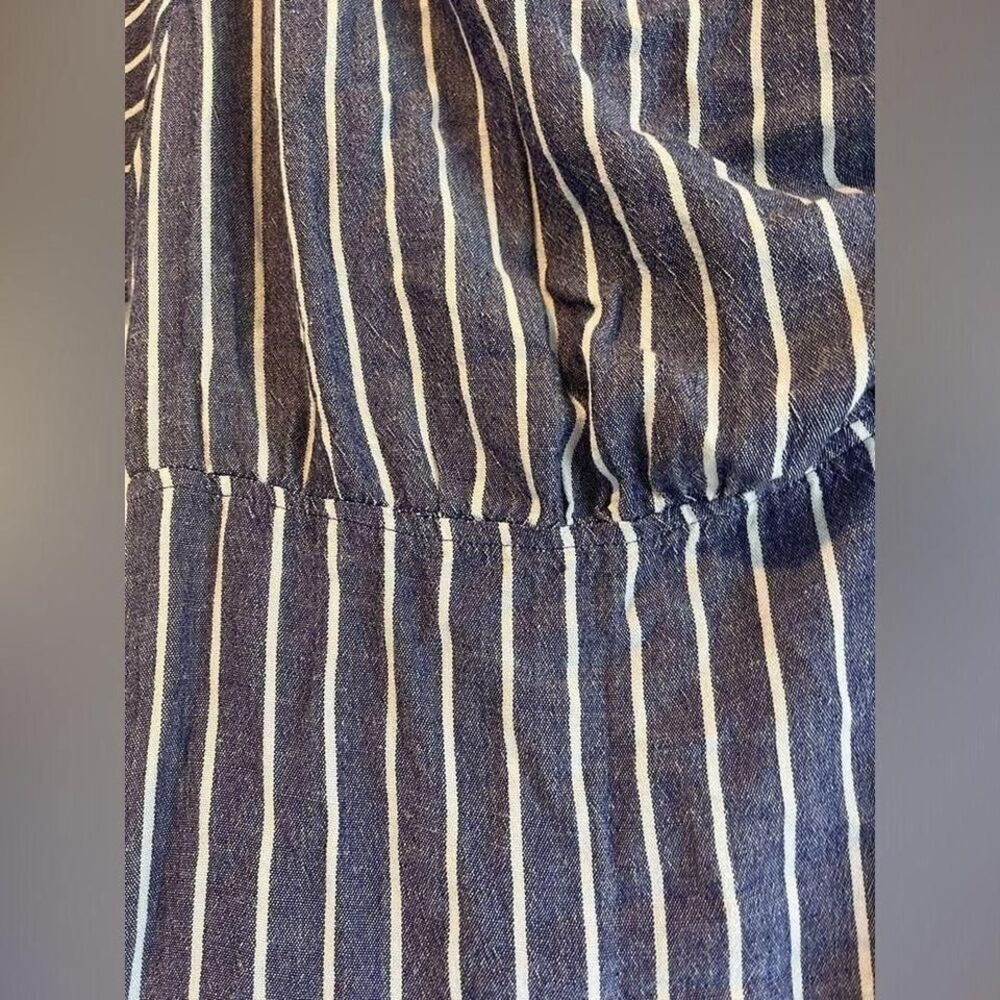 RVCA Blue and White stripped dress Size M B12 - Picture 8 of 8